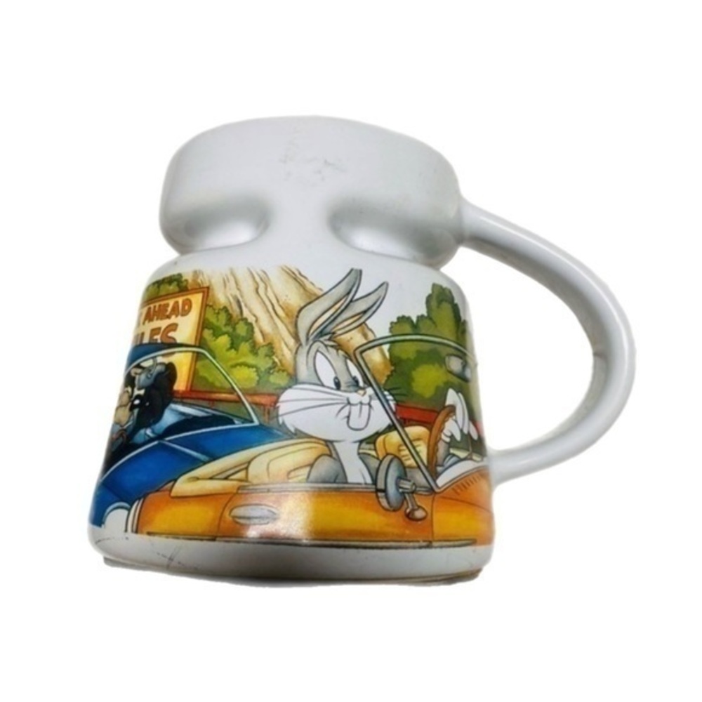 Warner Brs. Looney Toons Coffee Mug No Spill Travel Highwave Collectible